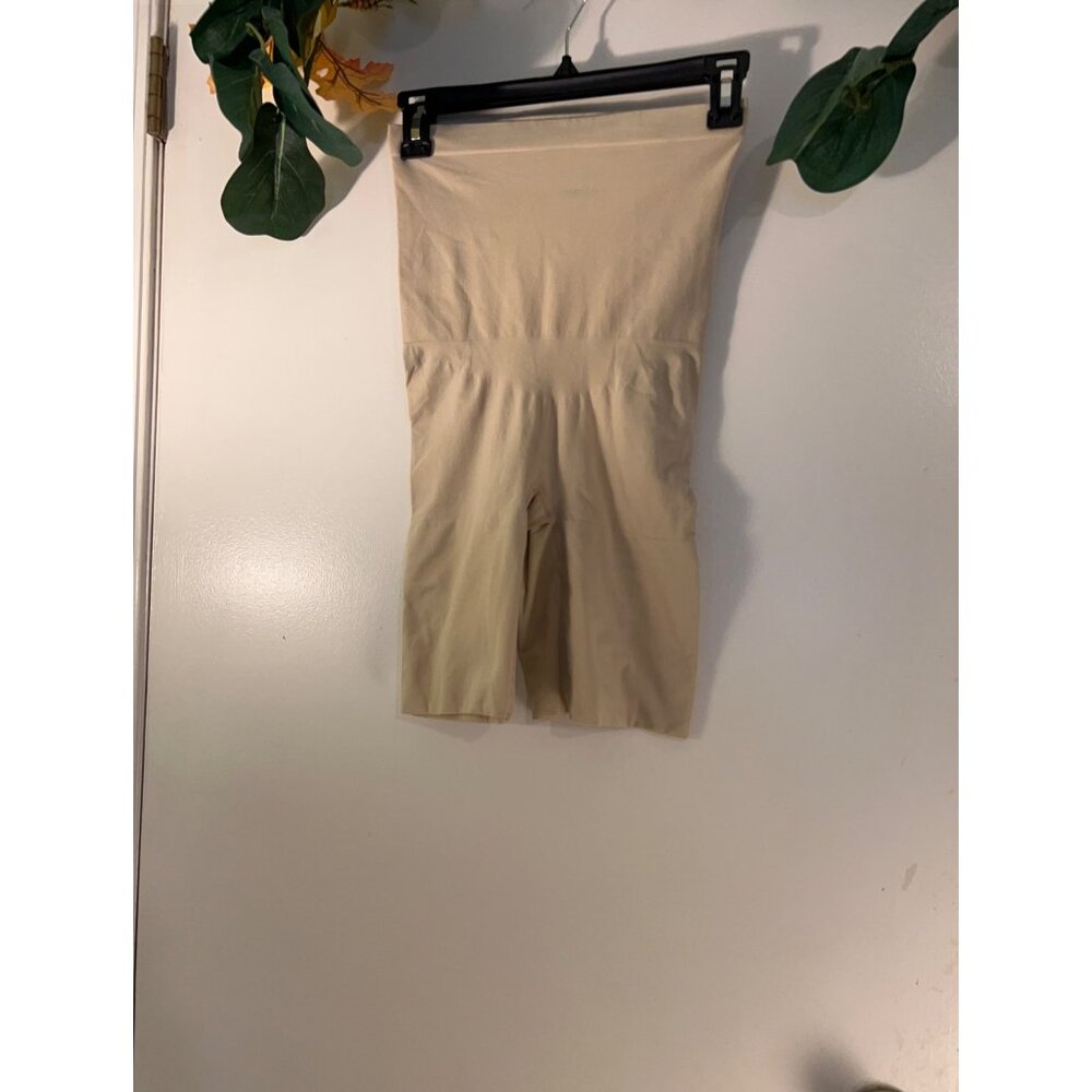 SPANX~Higher Power Shorts~Women’s Shapewear Nude XL High-Waist Tummy Control Sli - Picture 8 of 13